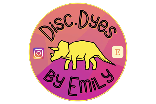 Disc Dyes by Emily Logo